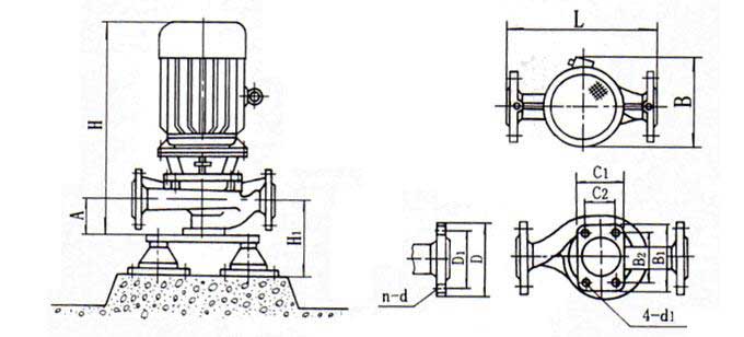 ISG立式管道泵(图3)